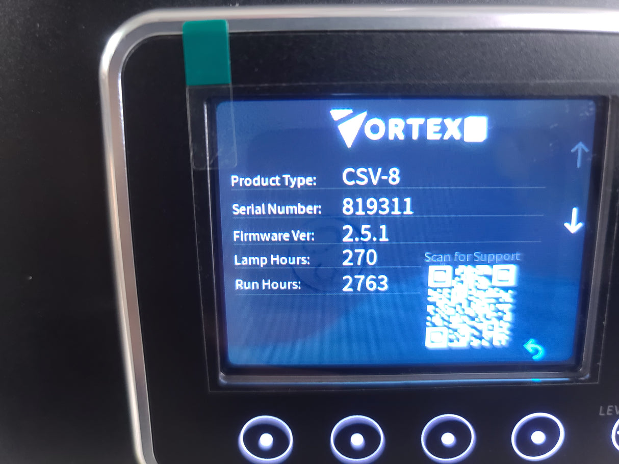 Cream Source Vortex8 2x1 RGBW 650W LED Light w/ Mount, Diffuser, Jumper Cable & Barn Doors