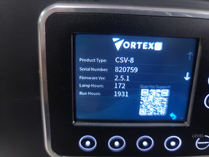 Cream Source Vortex8 2x1 RGBW 650W LED Light w/ Mount, Diffuser, Jumper Cable & Barn Doors