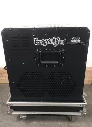 Froggy's Fog Fobbles F8 Pro Fog/Haze/Bubbles Machine in Wheeled Road Case