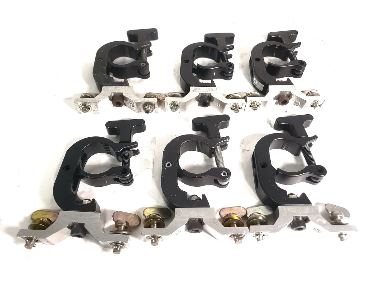 (3) Martin Viper Wash DX Moving Head Lights w/ Accessories in Steel Road Cage