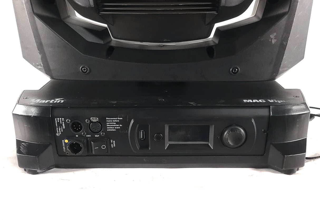 (3) Martin Viper Wash DX Moving Head Lights w/ Accessories in Steel Road Cage