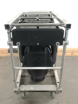 (3) Martin Viper Wash DX Moving Head Lights w/ Accessories in Steel Road Cage