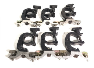 (3) Martin Viper Wash DX Moving Head Lights w/ Accessories in Steel Road Cage