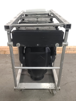 (3) Martin Viper Wash DX Moving Head Lights w/ Accessories in Steel Road Cage