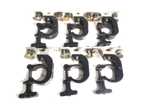 (3) Martin Viper Wash DX Moving Head Lights w/ Accessories in Steel Road Cage