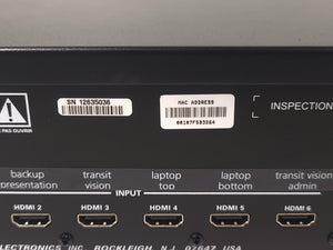 Crestron DM-MD6x4 Digital Media Distribution Center