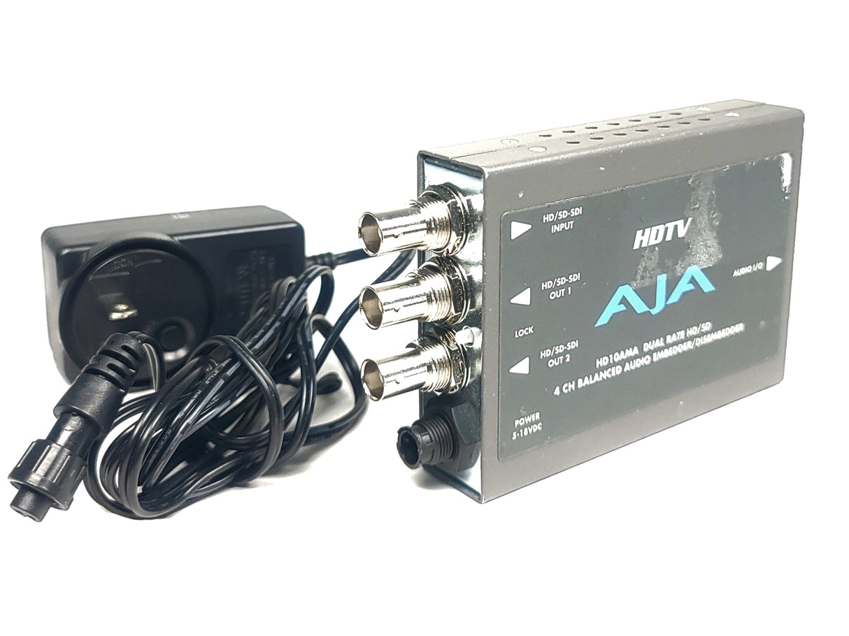 AJA HD10AMA Dual Rate HD/SD 4 CH w/ PSU