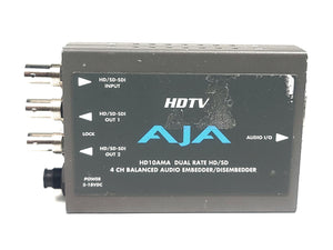 AJA HD10AMA Dual Rate HD/SD 4 CH w/ PSU
