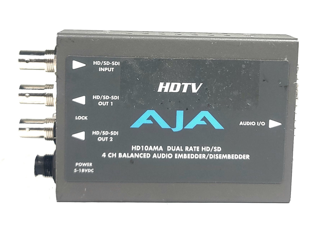 AJA HD10AMA Dual Rate HD/SD 4 CH w/ PSU