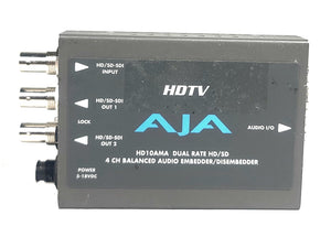 AJA HD10AMA Dual Rate HD/SD 4 CH w/ PSU