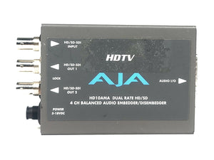 AJA HD10AMA Dual Rate HD/SD 4 CH w/ PSU