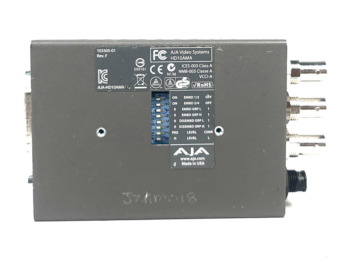 AJA HD10AMA Dual Rate HD/SD 4 CH w/ PSU