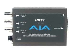 AJA HD10AMA Dual Rate HD/SD 4 CH w/ PSU