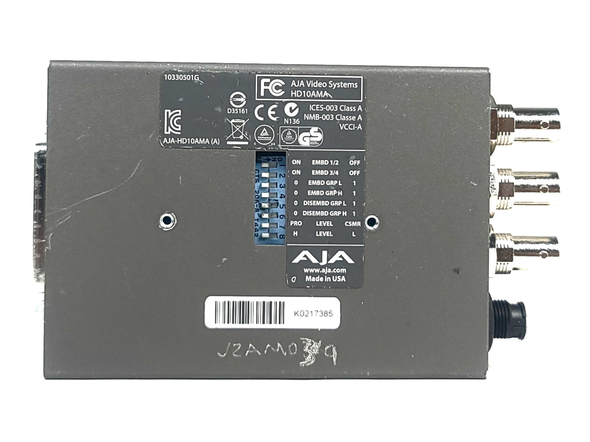 AJA HD10AMA Dual Rate HD/SD 4 CH w/ PSU