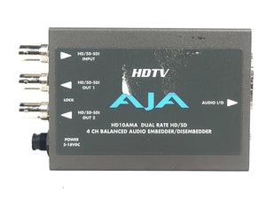 AJA HD10AMA Dual Rate HD/SD 4 CH w/ PSU