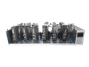 (6) AJA ROI-DVI Converters in Custom Power Rack Unit