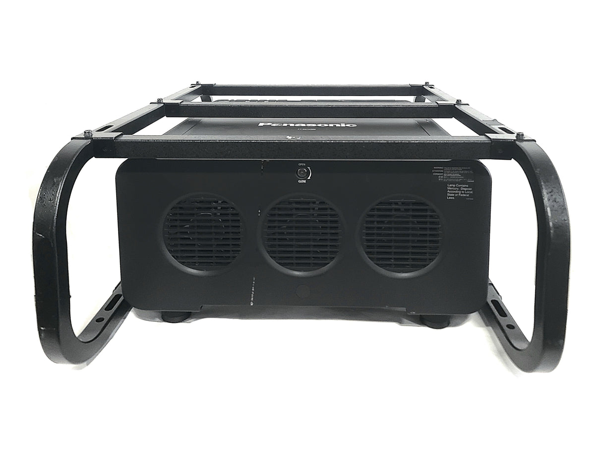 Panasonic PT-DZ12000U 12,000 Lumens WUXGA 3-Chip DLP Projector (Lamp Hours 1: 59, 2: 59, 3: 59, 4: 599) [NO LENS] in Wheeled Road Case