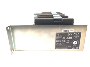 (6) AJA ROI-DVI Converters in Custom Power Rack Unit