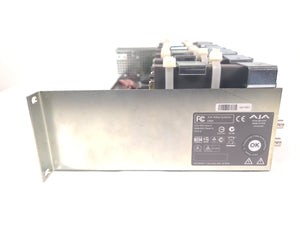 (6) AJA ROI-DVI Converters in Custom Power Rack Unit