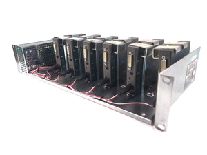 (6) AJA ROI-DVI Converters in Custom Power Rack Unit
