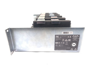 (6) AJA ROI-DVI Converters in Custom Power Rack Unit