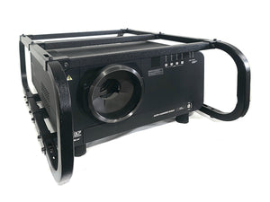 Panasonic PT-DZ12000U 12,000 Lumens WUXGA 3-Chip DLP Projector (Lamp Hours 1: 573, 2: 540, 3: 573, 4: 570) [NO LENS] in Wheeled Road Case