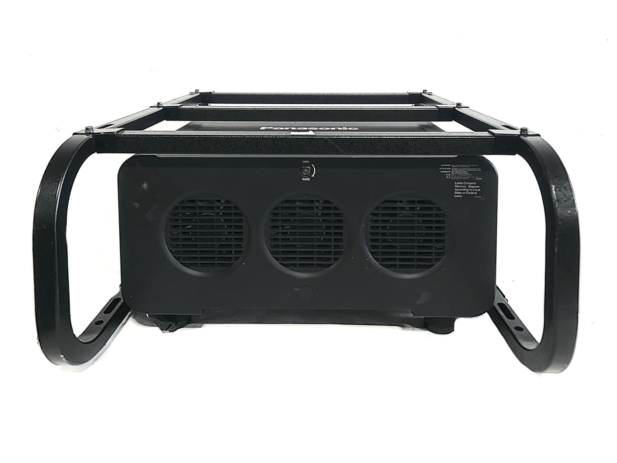 Panasonic PT-DZ12000U 12,000 Lumens WUXGA 3-Chip DLP Projector (Lamp Hours 1: 573, 2: 540, 3: 573, 4: 570) [NO LENS] in Wheeled Road Case