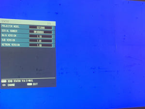 Panasonic PT-DZ12000U 12,000 Lumens WUXGA 3-Chip DLP Projector (Lamp Hours 1: 573, 2: 540, 3: 573, 4: 570) [NO LENS] in Wheeled Road Case