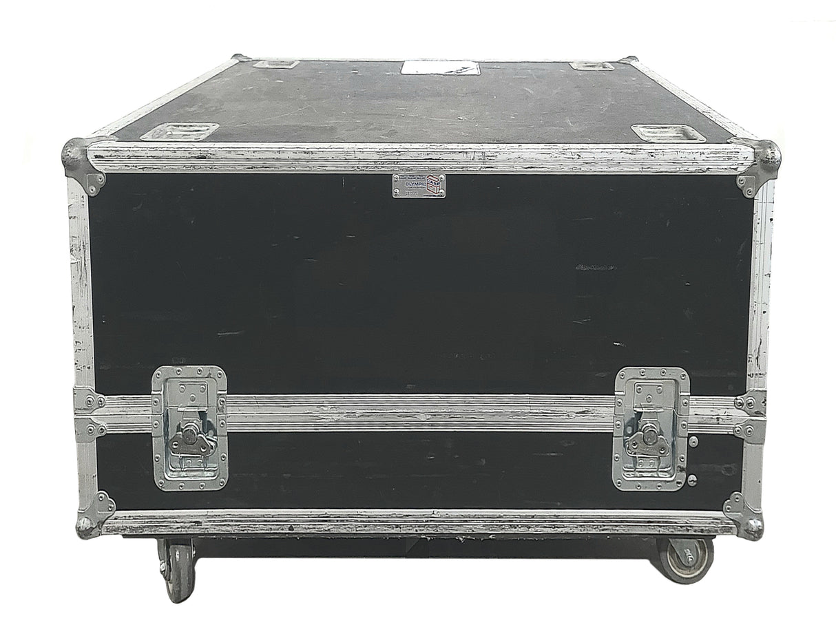 Panasonic PT-DZ12000U 12,000 Lumens WUXGA 3-Chip DLP Projector (Lamp Hours 1: 573, 2: 540, 3: 573, 4: 570) [NO LENS] in Wheeled Road Case