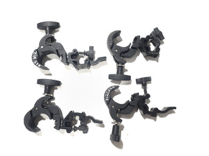 Barco RLS W12 11,000 Lumens WUXGA 1-Chip DLP (Lamp Hours 342 & 345) Large Venue Projector w/ (4) Mounting Clamps, Remote, Extra Lamp & PSU Cable in Wheeled Road Case (NO LENS)