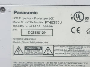 Panasonic PT-EZ570U WUXGA 3LCD Large Venue Projector w/ Accessories