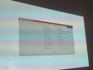 Barco RLS W12 11,000 Lumens WUXGA 1-Chip DLP (Lamp Hours 581 & 978) Large Venue Projector w/ (4) Mounting Clamps, Remote, Extra Lamp & in Wheeled Road Case (NO LENS)