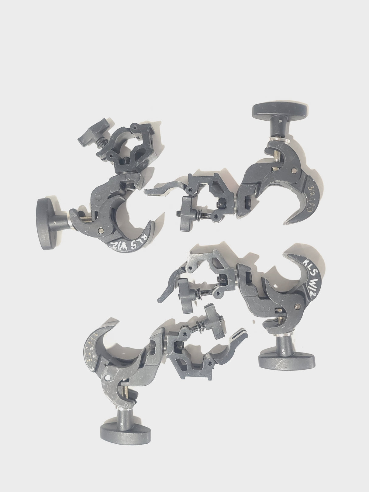 Barco RLS W12 11,000 Lumens WUXGA 1-Chip DLP (Lamp Hours 581 & 978) Large Venue Projector w/ (4) Mounting Clamps, Remote, Extra Lamp & in Wheeled Road Case (NO LENS)