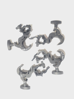 Barco RLS W12 11,000 Lumens WUXGA 1-Chip DLP (Lamp Hours 581 & 978) Large Venue Projector w/ (4) Mounting Clamps, Remote, Extra Lamp & in Wheeled Road Case (NO LENS)