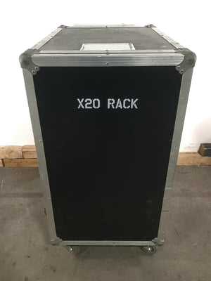 37x27x33 18RU Road Load Wheeled Rack Case