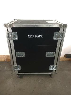 37x27x33 18RU Road Load Wheeled Rack Case