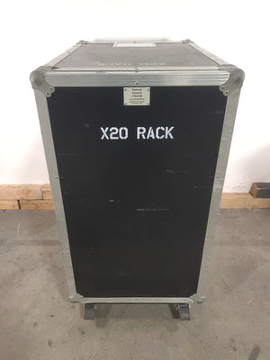 37x27x33 18RU Road Load Wheeled Rack Case