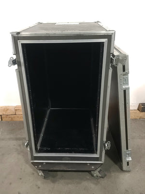 37x27x33 18RU Road Load Wheeled Rack Case