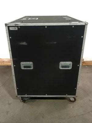 42x33x39 Olympic Wheeled Road Case w/ (2) 20RU Removable Rack Units