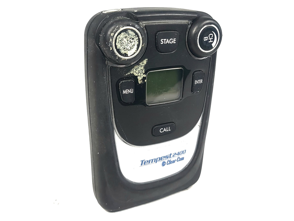 Clear-Com CP-222 Tempest 2400 Series 2-Channel Wireless Belt Station