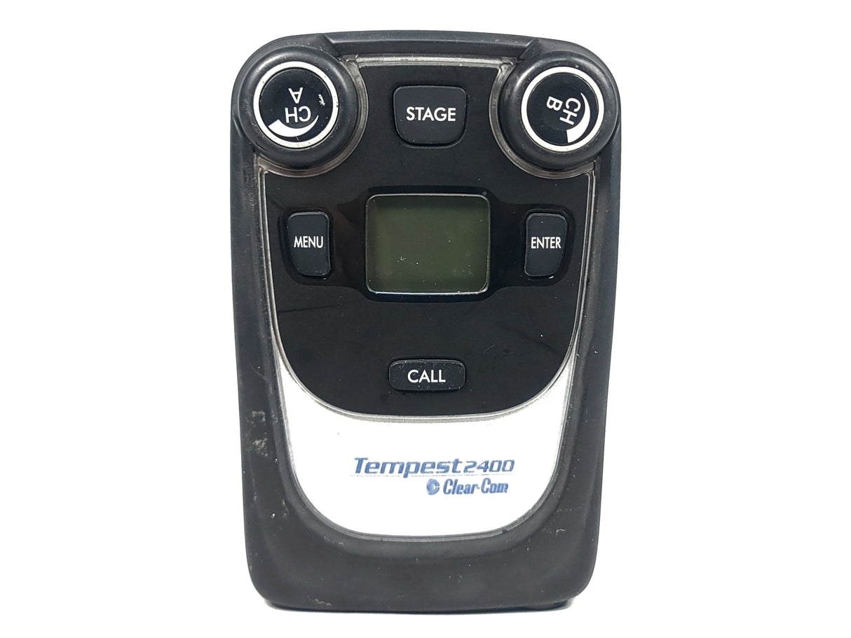 Clear-Com CP-222 Tempest 2400 Series 2-Channel Wireless Belt Station