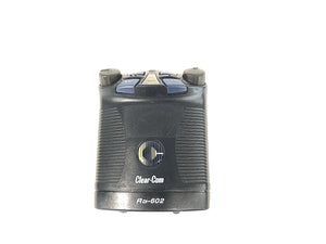 Clear-Com RS-602 2-Channel Monaural Beltpack w/ 3-Pin to 6-Pin Adapter (Needs Back Panel Replacement)