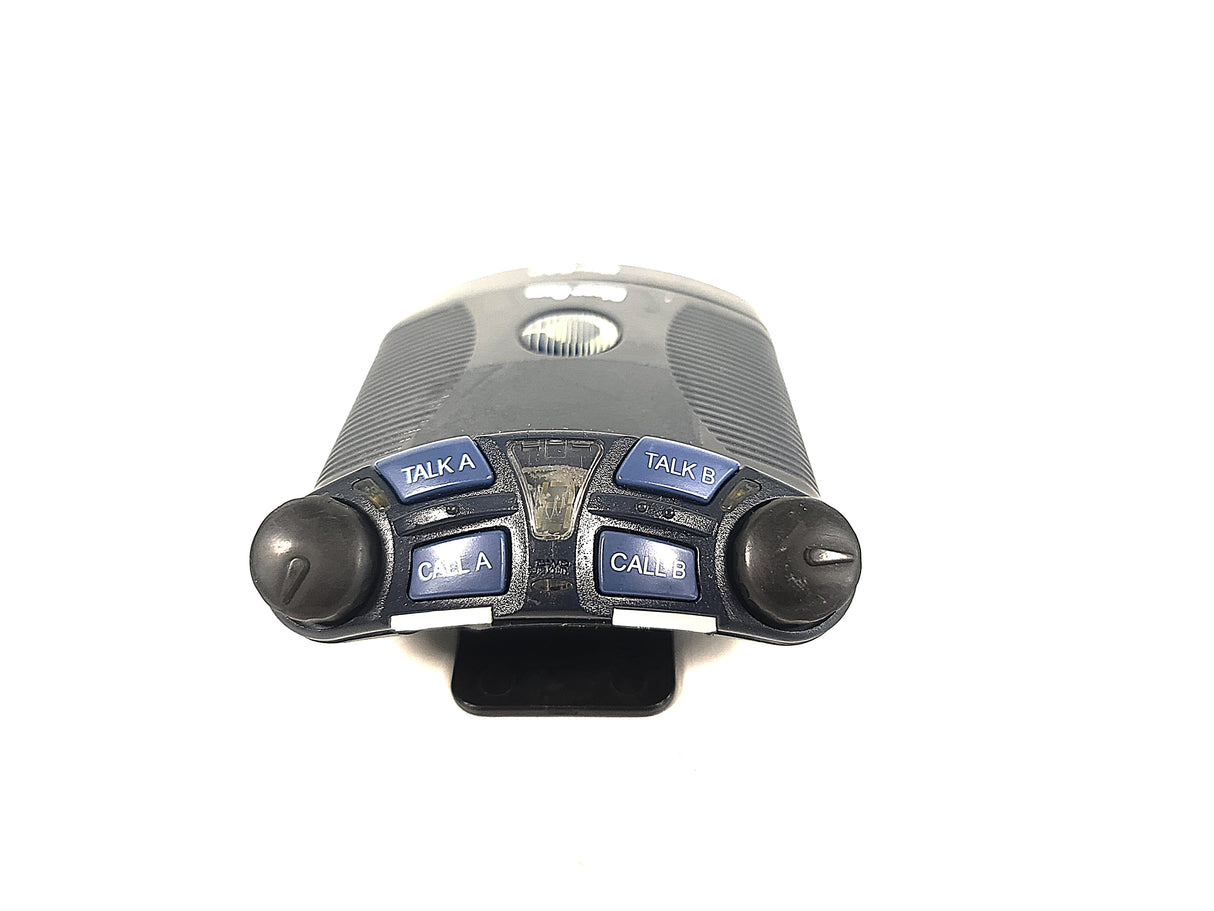 Clear-Com RS-602 2-Channel Monaural Beltpack w/ 3-Pin to 6-Pin Adapter (Needs Back Panel Replacement)