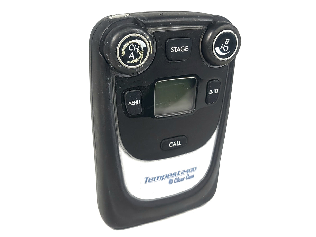 Clear-Com CP-222 Tempest 2400 Series 2-Channel Wireless Belt Station