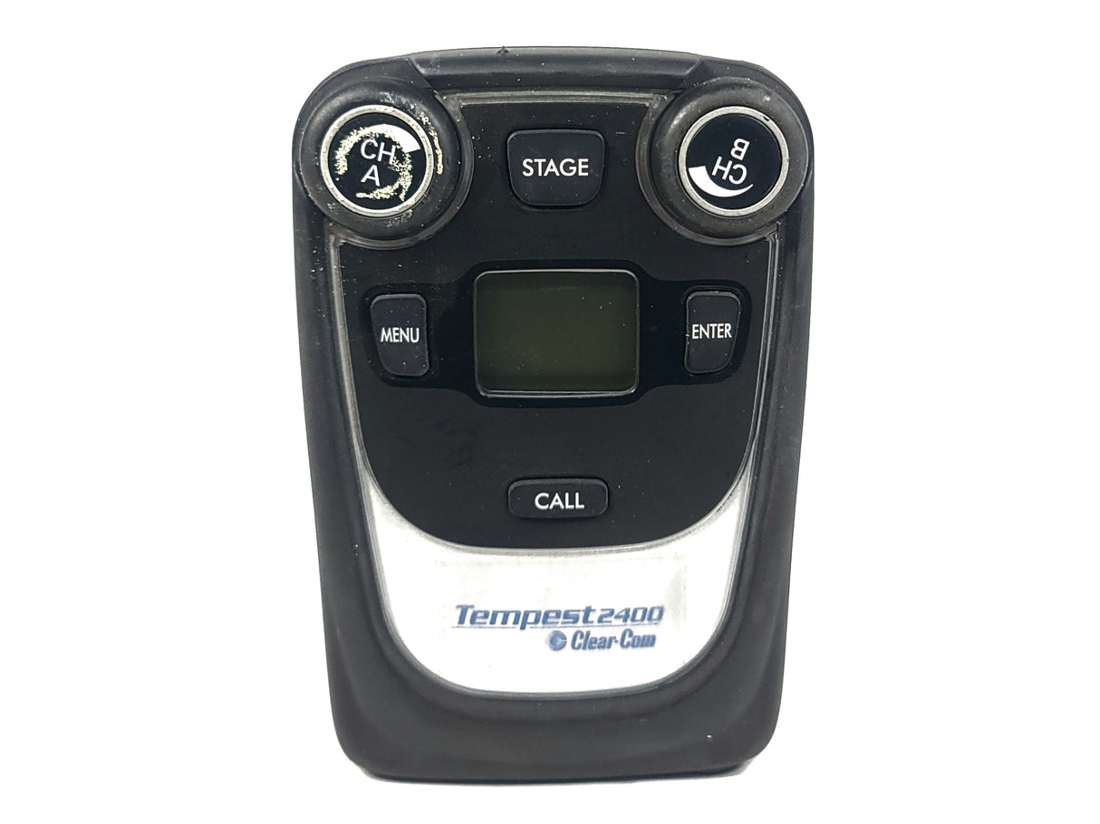 Clear-Com CP-222 Tempest 2400 Series 2-Channel Wireless Belt Station