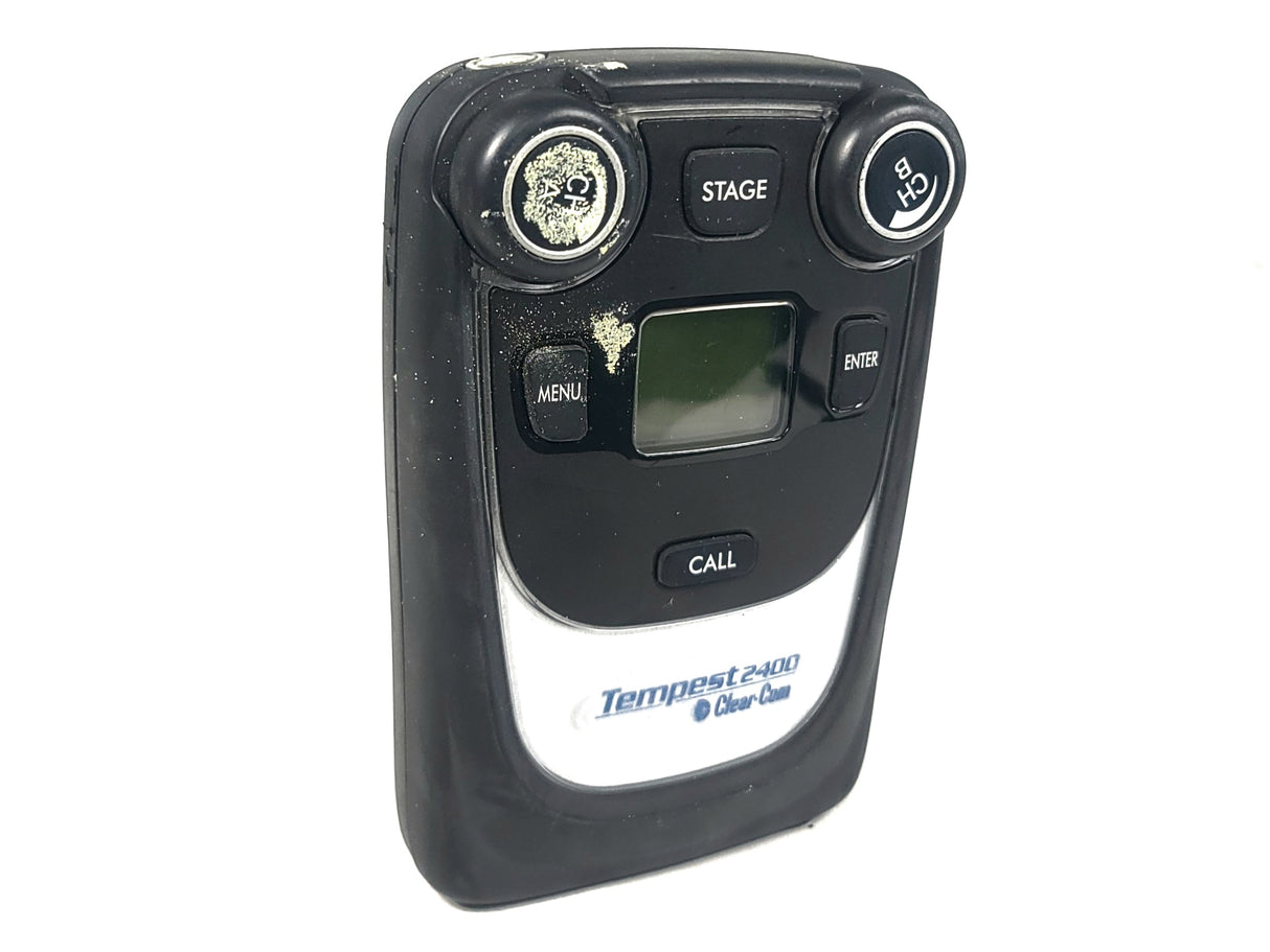 Clear-Com CP-222 Tempest 2400 Series 2-Channel Wireless Belt Station
