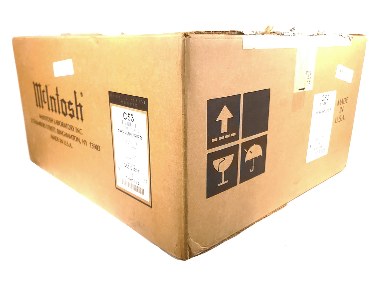 McIntosh C53 2-Channel Solid State Preamplifier in Original Box