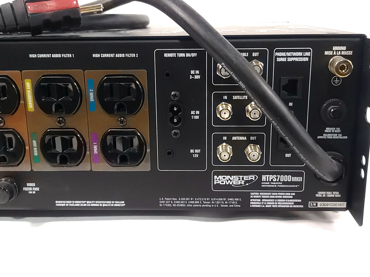 Monster Power HTPS 7000 MKII Home Theatre Reference Power Source in Original Box