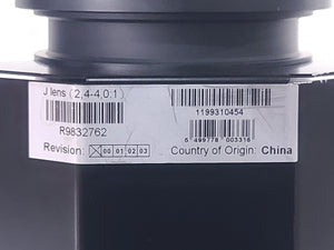 Barco R9832762 (2.4-4.0:1) Long Zoom Projection Lens