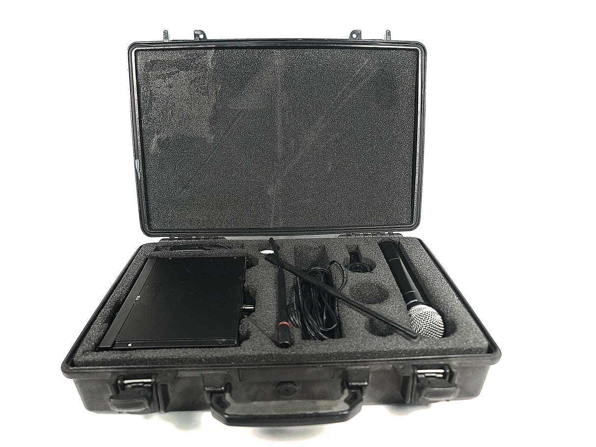 Shure ULXP4 Wireless Receiver Kit (J1: 554-590MHz) w/ Accessories in Pelican 1490 Case